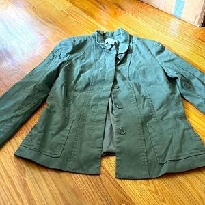 Calvin Klein Blazer Jacket Green